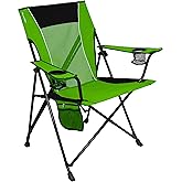 Kijaro Dual Lock Portable Camping Chairs - Enjoy the Outdoors with a Versatile Folding Chair, Sports Chair, Outdoor Chair & Lawn Chair - Dual Lock Feature Locks Position – Ireland Green