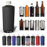 Universal Buddy XL Can Cooler by Frost Buddy - Fits 12-ounce, 16-ounce, 20-ounce, and 24-ounce Cans and Bottles - Keep Your Drinks Refreshingly Chilled for over 12 hours (Dark Night)