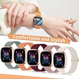 Higgs 5 Pack Straps for Versa 4/3/Sense 2 Nylon Sport Band Soft Elastic view 5