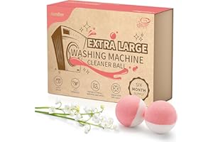 JamBer Heavy Duty Washing Machine Cleaner Suitable for Front Loading or Top Loading Washing Machines Deep Cleaning (a pack of six cleaning balls)