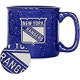 Rico Industries NHL Hockey Speckle 12oz Laser Engraved Campfire Mug