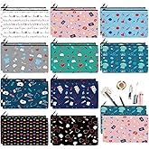 Reginary 20 Pieces Cosmetic Bag for Women, Roomy Makeup Bags with Zipper Toiletry Bag Pouch Travel Accessory Organizer Gifts, 7 x 4.3 Inches(Nurse)