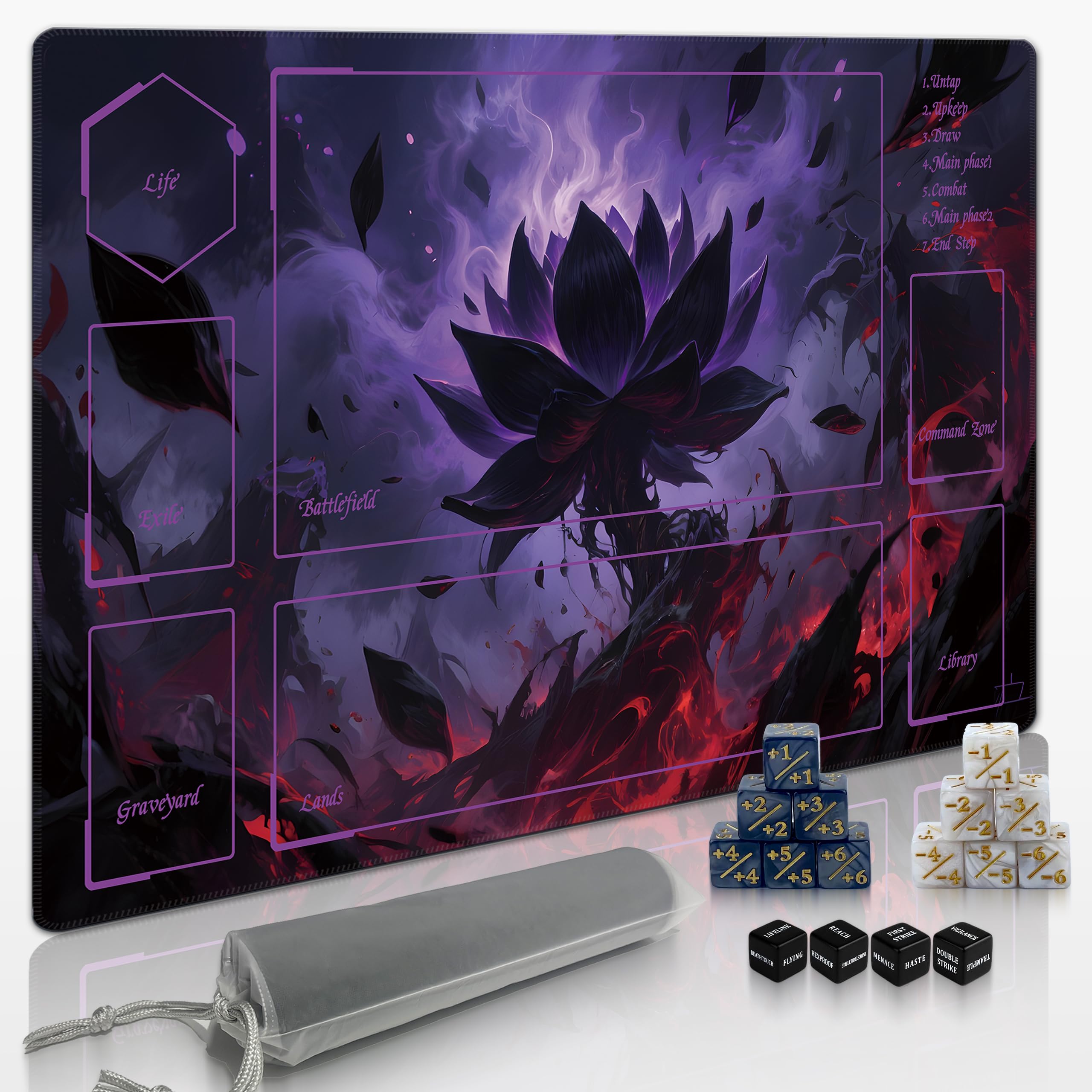 Extalas MTG Playmat TCG Playmat -Includes Storage