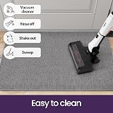 DEXI Indoor Door Mat 90 x 140 cm Non Slip Rubber Backing Grey view 7