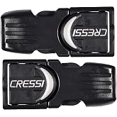Cressi Buckles for fins, Black, Frog - Master Frog - Pro Light - Thor