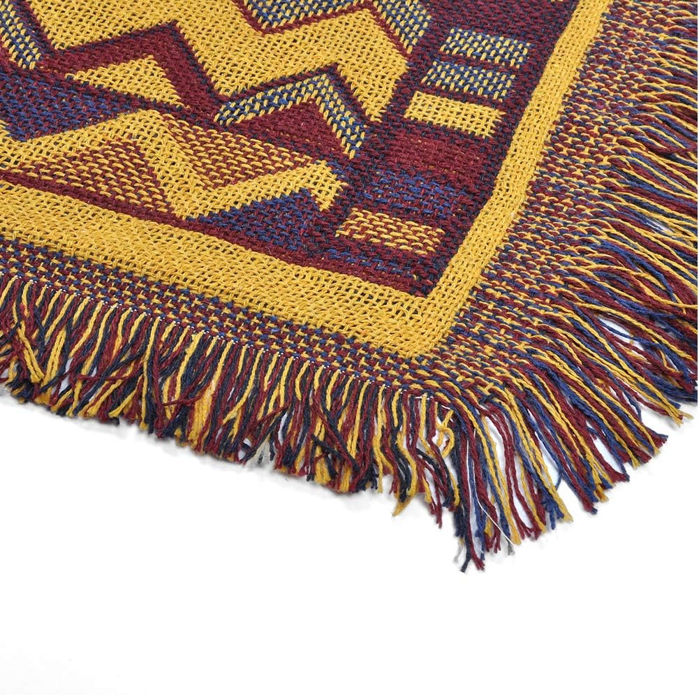 RAIN QUEEN Kilim Rug Indian Rag Rug,Bohemian Throw Blanket for Sofa Chair Cover Tablecloth Large Traditional Boho Throw Blankets for Hallways,Living Rooom - Image 5