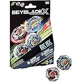 Beyblade X Tackle Goat 2-70N BX & Sword Dran 3-60F BX Takara Tomy Dual Pack Set, 2 Right-Spinning Tops, Battling Tops Game To
