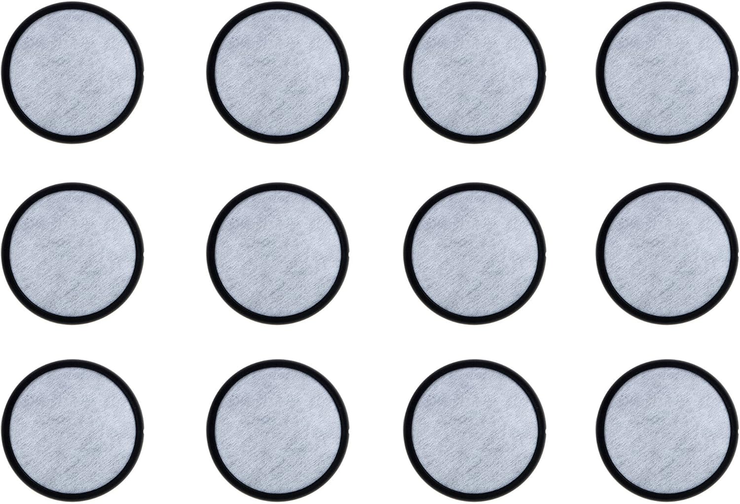 K&J 12-Pack of Compatible Mr. Coffee Water Filter Discs - Universal Fit - Replacement Charcoal Water Filter Discs for Mr Coffee Coffee Brewers - Better Than OEM!: Kitchen & Dining