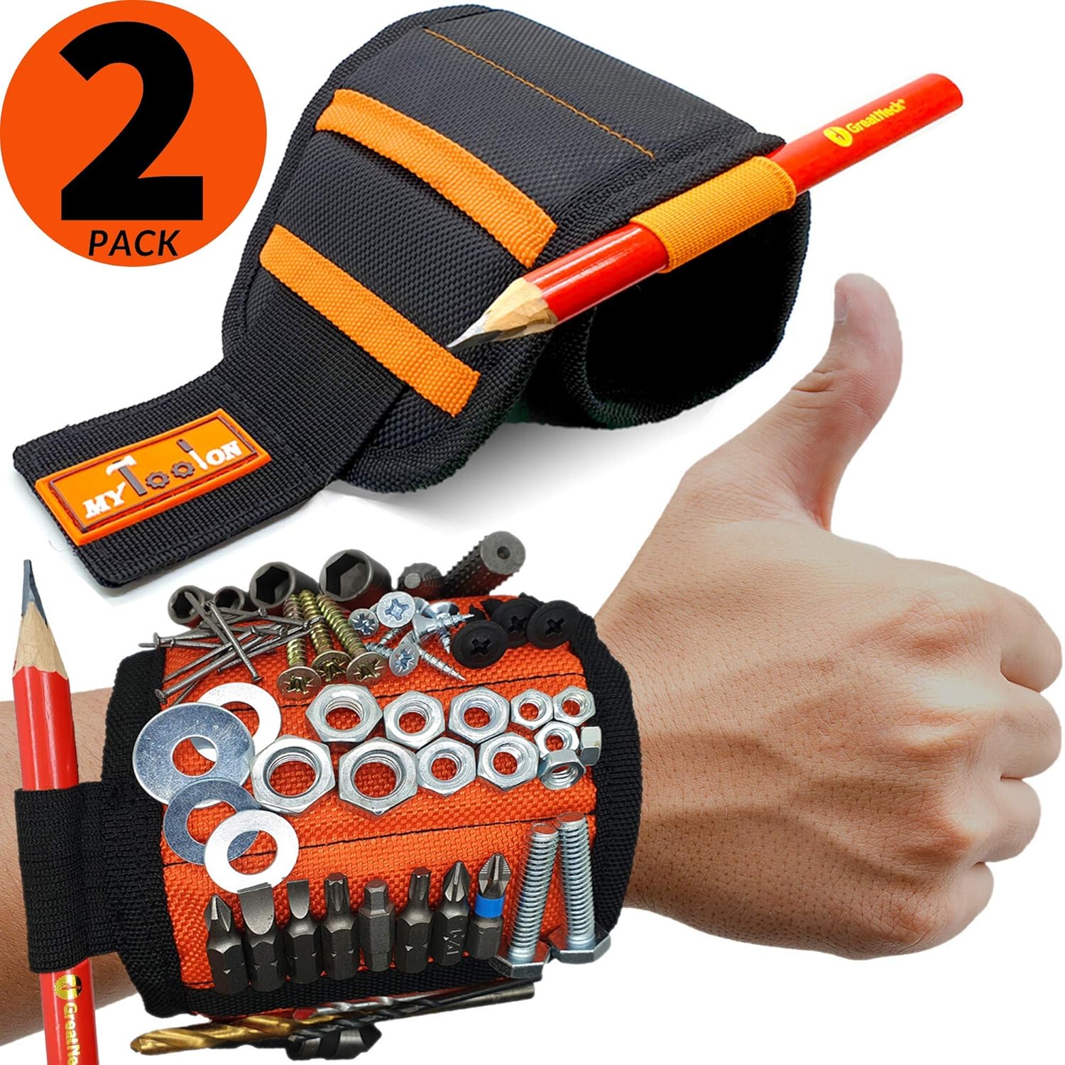 2 Pack of Wristband for DIY Super Strong to Hold