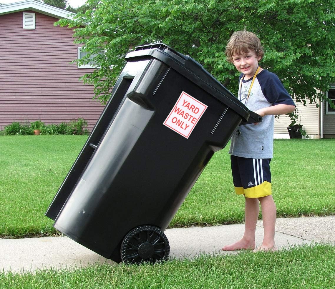 Sticker For Trash Cans 8 Inches X 6 Inches Green 1 Zaeo Yard Waste Only Decal Garbage Cans And Containers Outdoor Trash Cans Trash Recycling Compost Guardebem Com