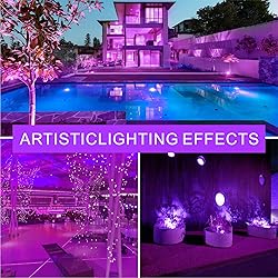 Gonhom 4 Pack A19 LED Purple Light Bulb,9 Watt