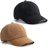 FURTALK Toddler Baseball Hat Kids Boys Girls Adjustable Washed Cotton Baseball Cap with Ponytail