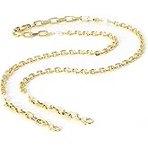 jiesinlov Purse Chain Strap CrossBody Handbag Shoulder Bag Strap Replacement Straps, with Metal Buckles (F 41.7in)