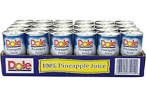 Dole Pineapple Juice, 6 Fl Oz (Pack of 24)