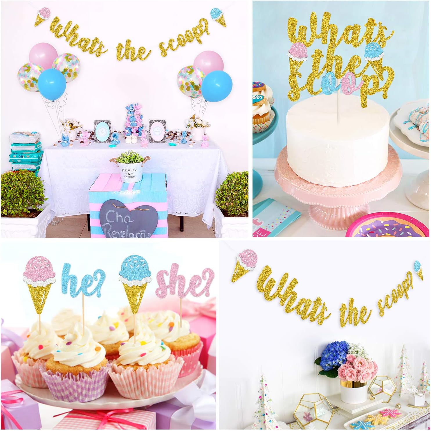 Toys Games Ice Cream Gender Reveal Decorations Kit What Is The Scoop Banner Cake Topper He Or She Cupcake Toppers Balloons For Summer Theme Baby Shower Party Photo Props Mommy To Toys Games Ice Cream Gender Reveal Decorations Kit What Is The Scoop Banner Cake Topper He Or She Cupcake Toppers Balloons For Summer Theme Baby Shower Party Photo Props Mommy To