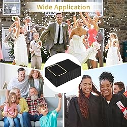 100 Pcs Photo Folders for 4x6 or 5x7 Pictures Black