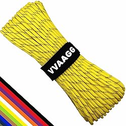 VVAAGG Reflective Paracord Rope 100FT, 7 Strand
