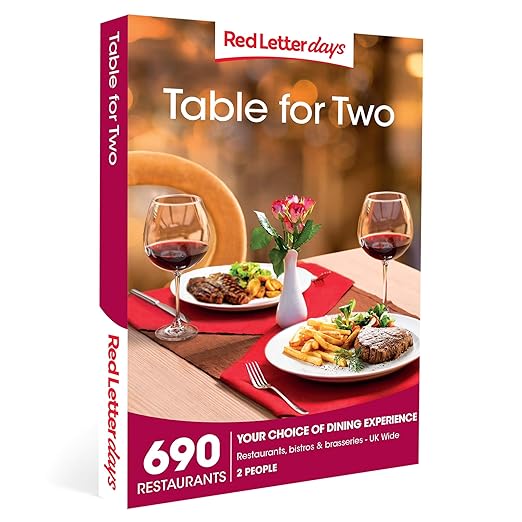 Red Letter Days Table for Two Gift Voucher 690 dining out experiences for two Amazon.co.uk