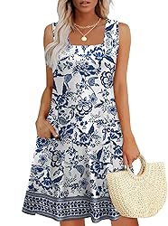 OFEEFAN Womens Summer Dresses 2025 Sundresses