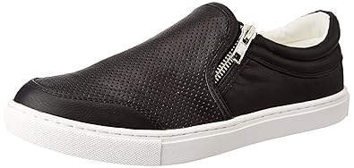 steve madden slip on black sneakers