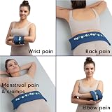 Zhu-Zhu Lavender Body Wrap Denim Daisy Chain; Microwavable Wheat Bag 48x14cm view 4
