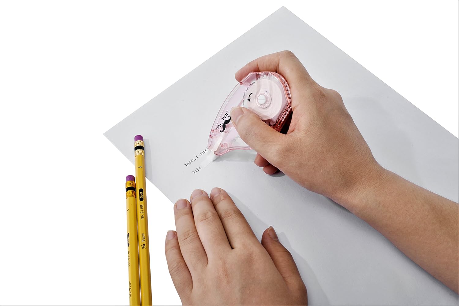 Mr Pen- Correction Tapes, Pack of 7, Correction Tape White Tape, Tape Eraser, White Correction Tape, White Tape, White Out, Wipe Out Tape, Wide Out Tape, Correction Tape Wide, Correction Tape Eraser : Office Products