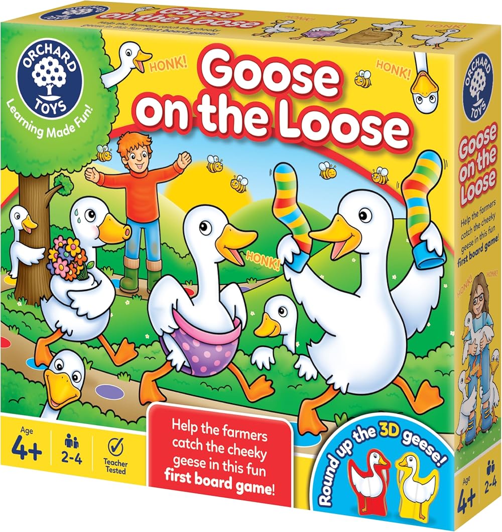 Orchard Toys Goose on the Loose Family Board Game 4+ Kids