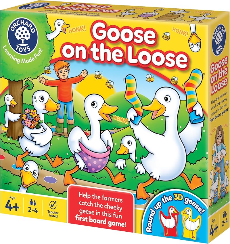 Orchard Toys Goose on the Loose Family Board Game 4+ Kids