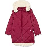 Amazon Essentials Girls and Toddlers' Long Quilted Cocoon Puffer Coat