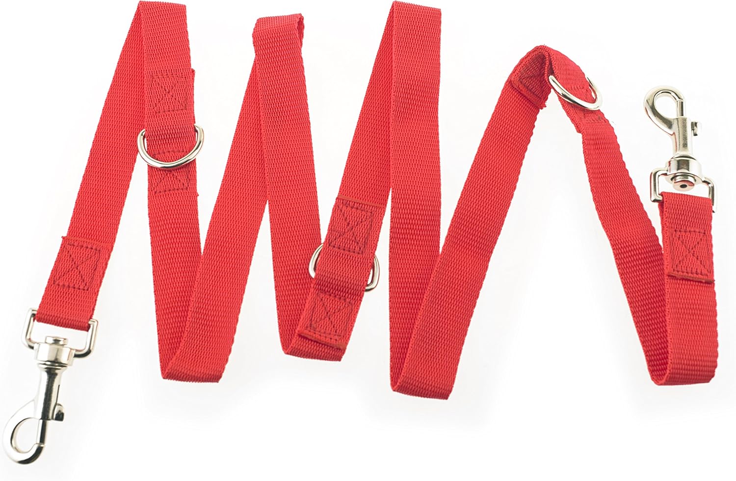 Maximum Pet Products Police style Red dog training lead Multiple colours 6ft//18m, 6ft/1.8m