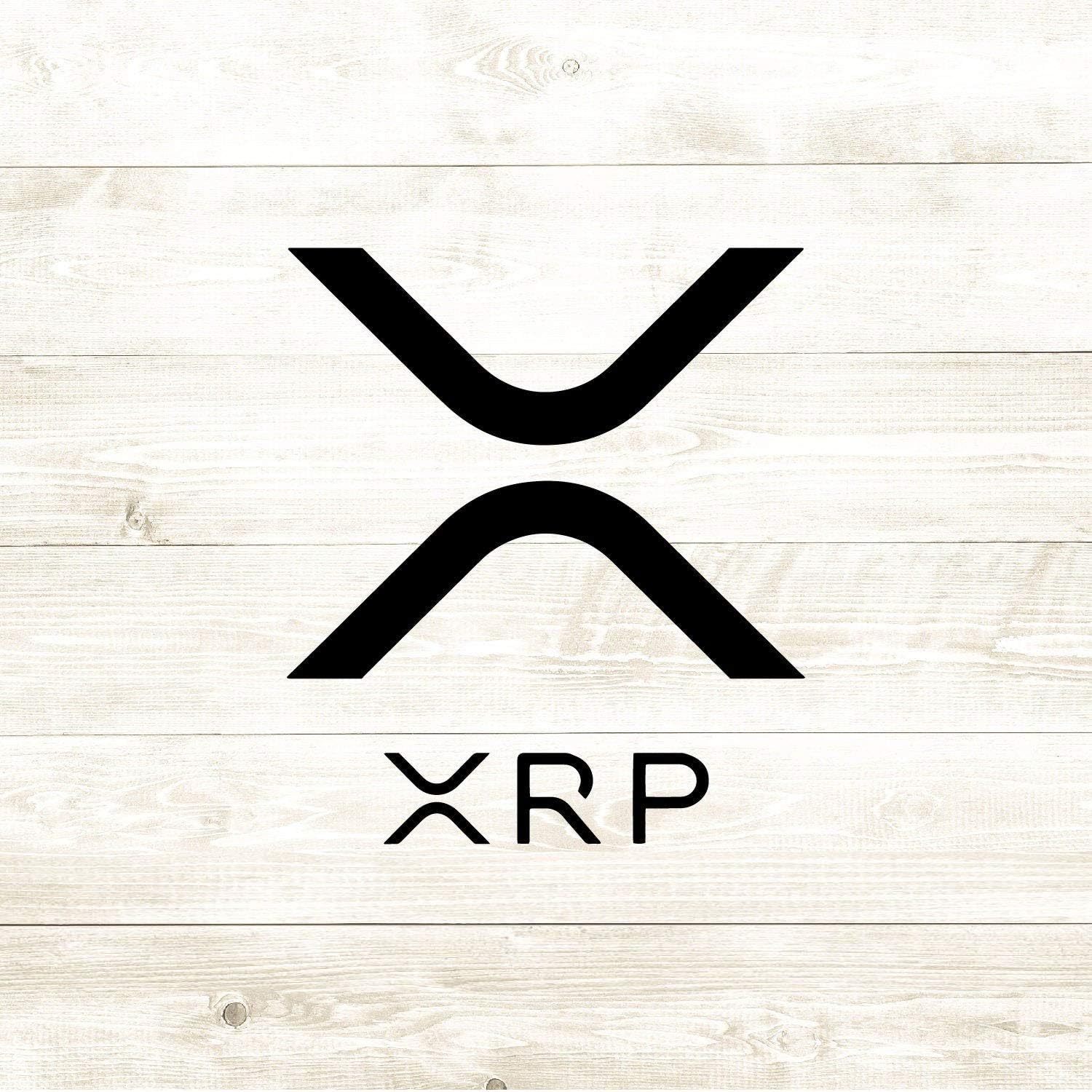 XRP Ripple Crypto Cryptocurrency Decal, Car Window Vinyl Decals for Bottle Laptop Sticker,Cars Wall Art Quote Funny Stickers