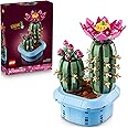 LEGO Botanicals Flowering Cactus Building Toy - Crafting Kit for Girls & Boys, Ages 9+ - Gift for Valentines Day - Cactus Roo