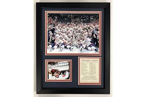 Legends Never Die Washington Capitals 2018 NHL Stanley Cup Champions Collectible | Framed Photo Collage Wall Art Decor - 12"x15", Celebration (12742U)