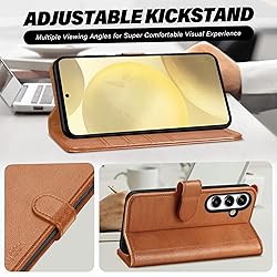 TUCCH Wallet Case for Galaxy S25 5G with [TPU