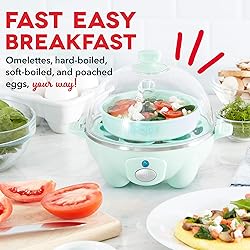 DASH Rapid Egg Cooker + DASH Mini Waffle Maker