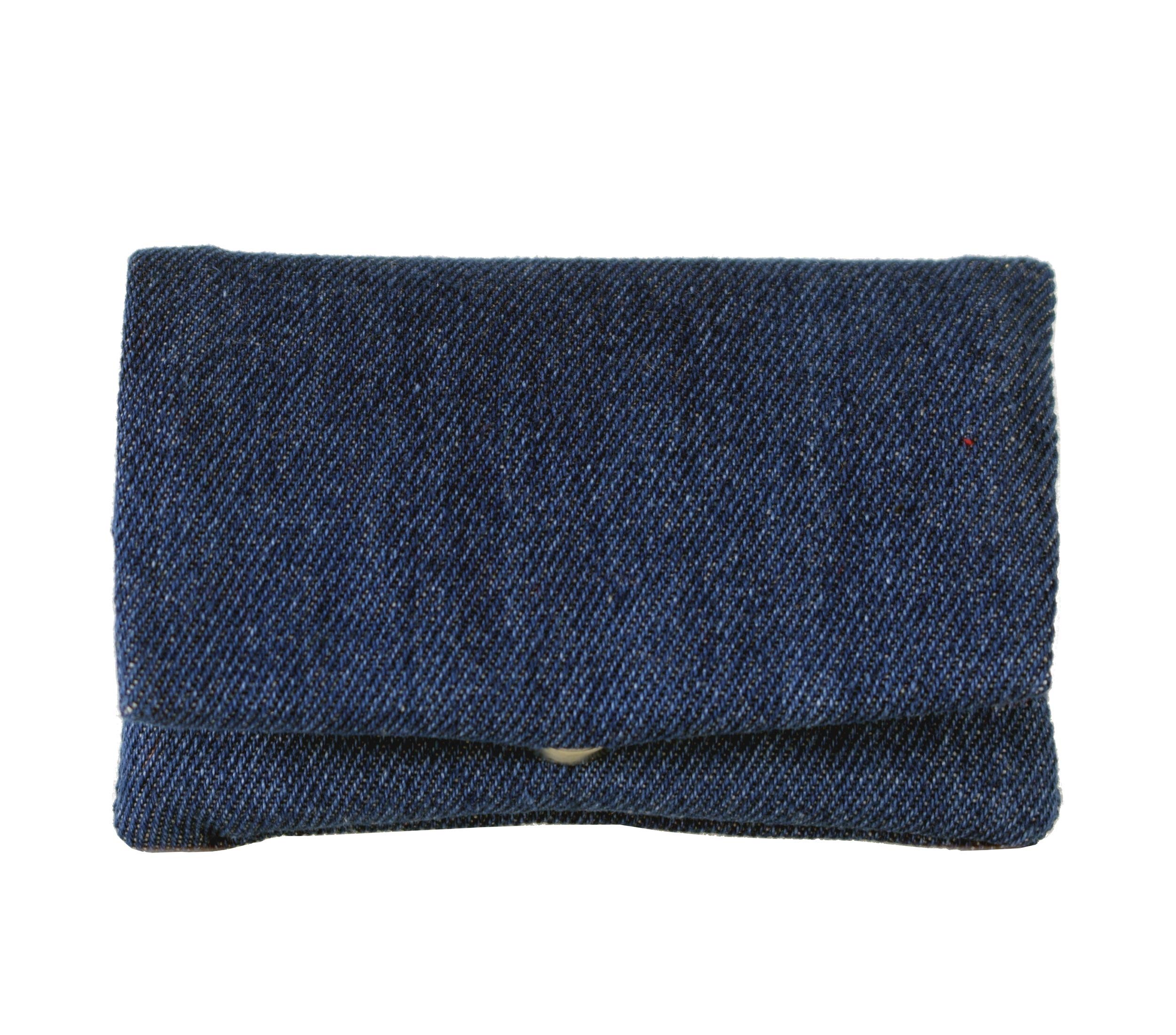 Plan B, Rolling Tobacco Cigarette Case, Two Days Jeans, 11.5 X 7.5 cm, 15 g, with EVA Rubber Bag, Blue