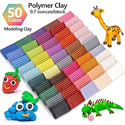 CiaraQ Polymer Clay Starter kit, Oven Bake Modeling