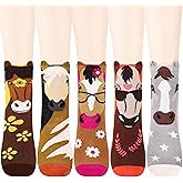 Jeasona Women's Cat Socks Cat Gifts Cute Animal Socks Dog Owl Gifts for Women