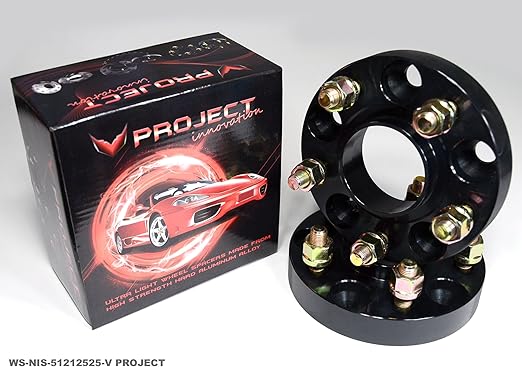 Amazon.com: Black 25mm Wheel Spacers Adapter Hubcentric perfect fit