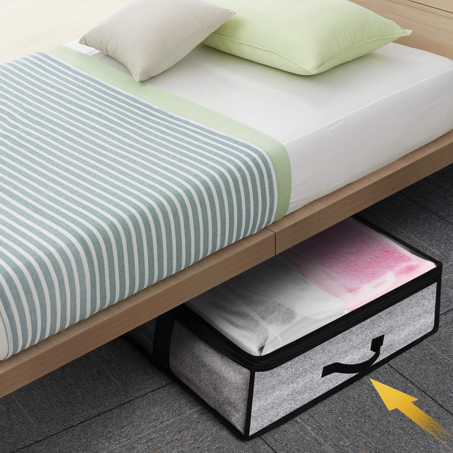 Organizzatore Per Armadio Con 5 Scomparti – Portaborsa E Divisori In Tessuto Non Tessuto Per Borse, Jeans E Maglioni
