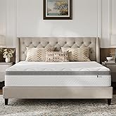 Novilla Queen Mattress, 12 Inch Hybrid Mattress Queen with Comfort Foam,Innerspring Pillow Top Mattresses in a Box, Pressure & Pain Relief, Soft Feel but Supportive