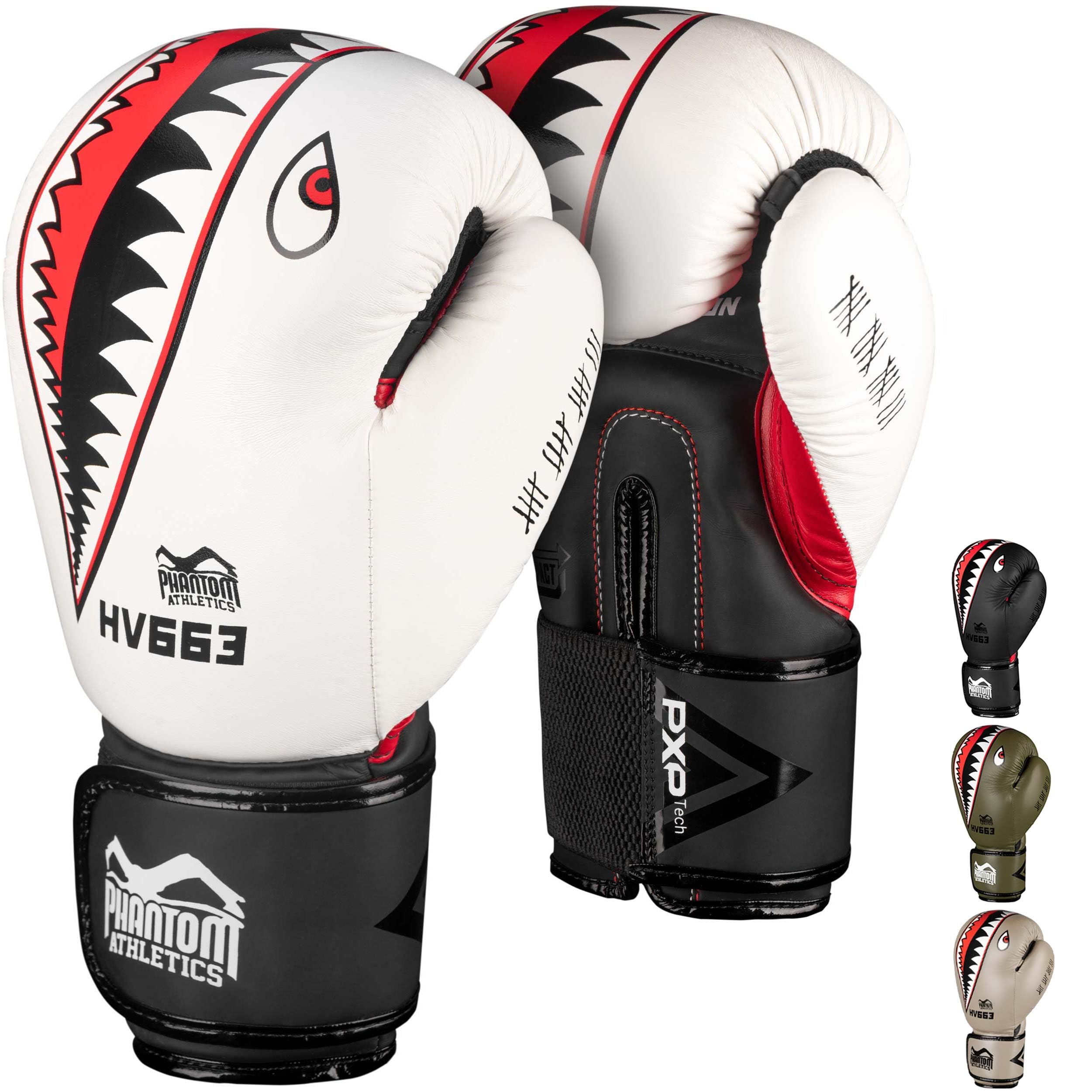 Phantom Fight Squad Boxing Gloves | MMA Thai Boxing Gloves | Men (Fight Squad - White, 10 Oz)
