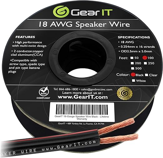 insignia 18 gauge speaker wire