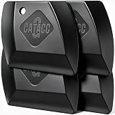G.CATACC 4-Pack Pan Scraper, Non Scratch Plastic Dish Scrapers | Heatproof, 4 Corner Shapes, Cleans Pan Pot and Cuts Dough, D