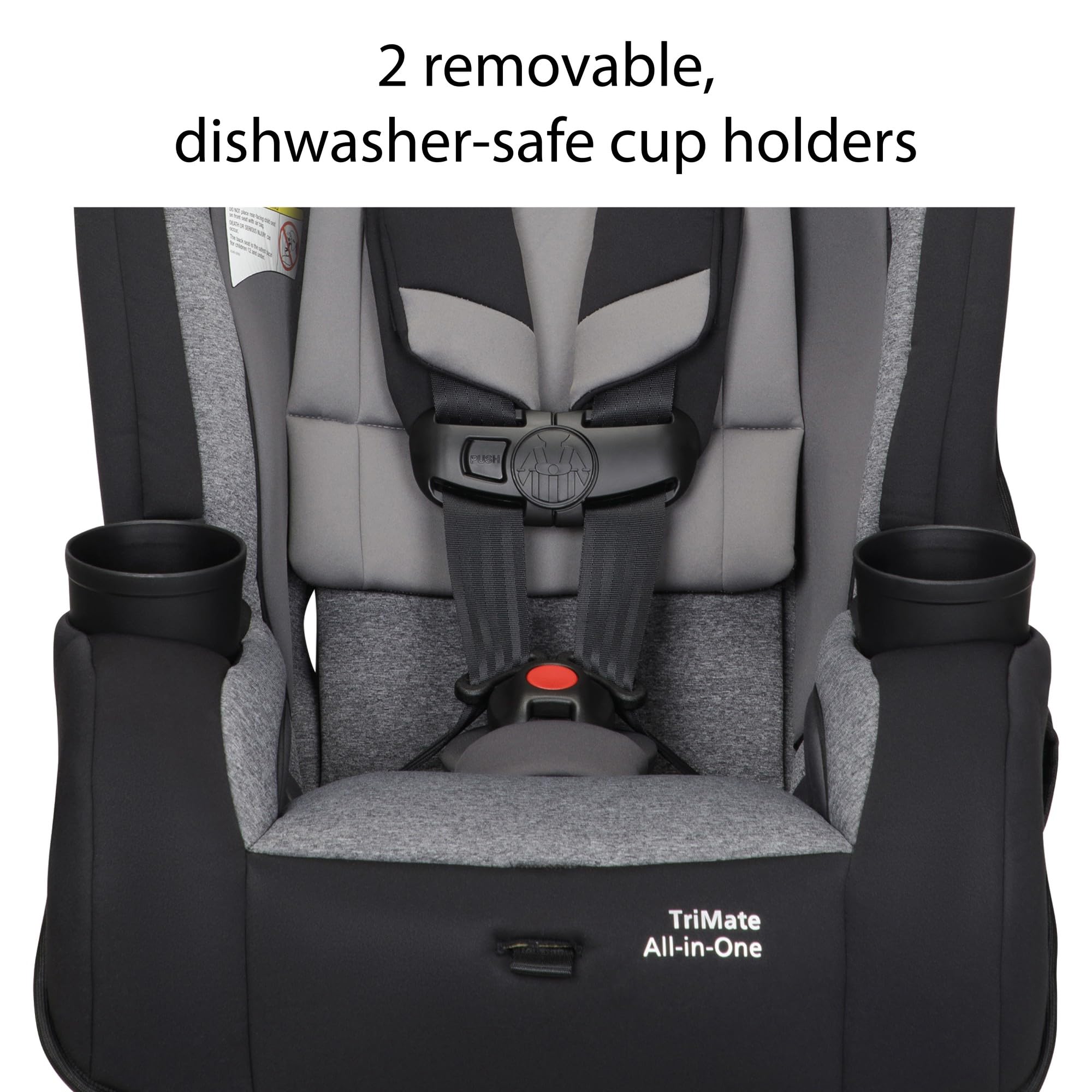 Safety 1st Convertible Car Seat, Convert from Rear to Forward Facing and Belt-Positioning Booster, Dunes Edge, From Birth to Age 10, TriMate