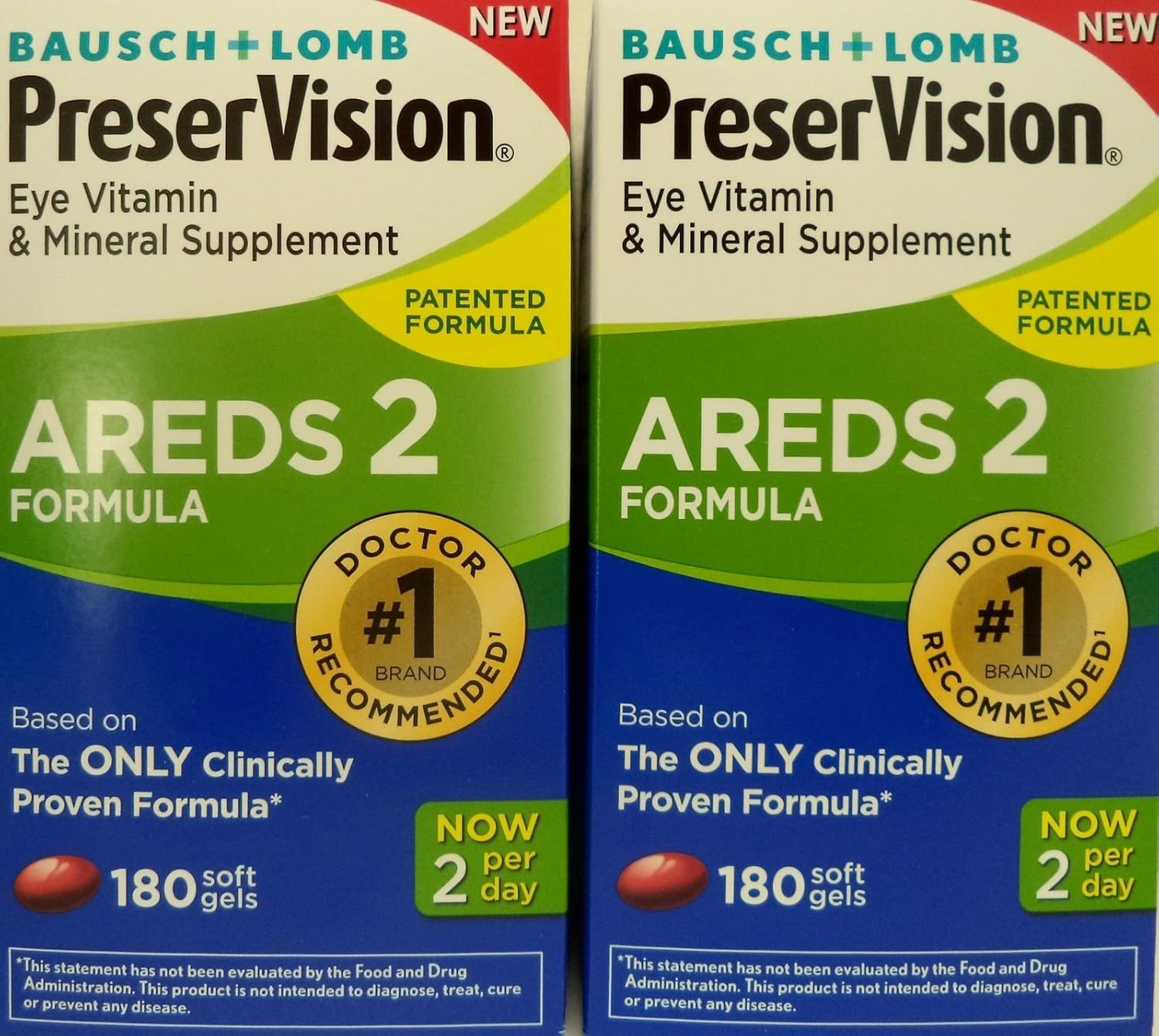 Bausch and Lomb PreserVision AREDS 2 Formula Eye Vitamin and Mineral