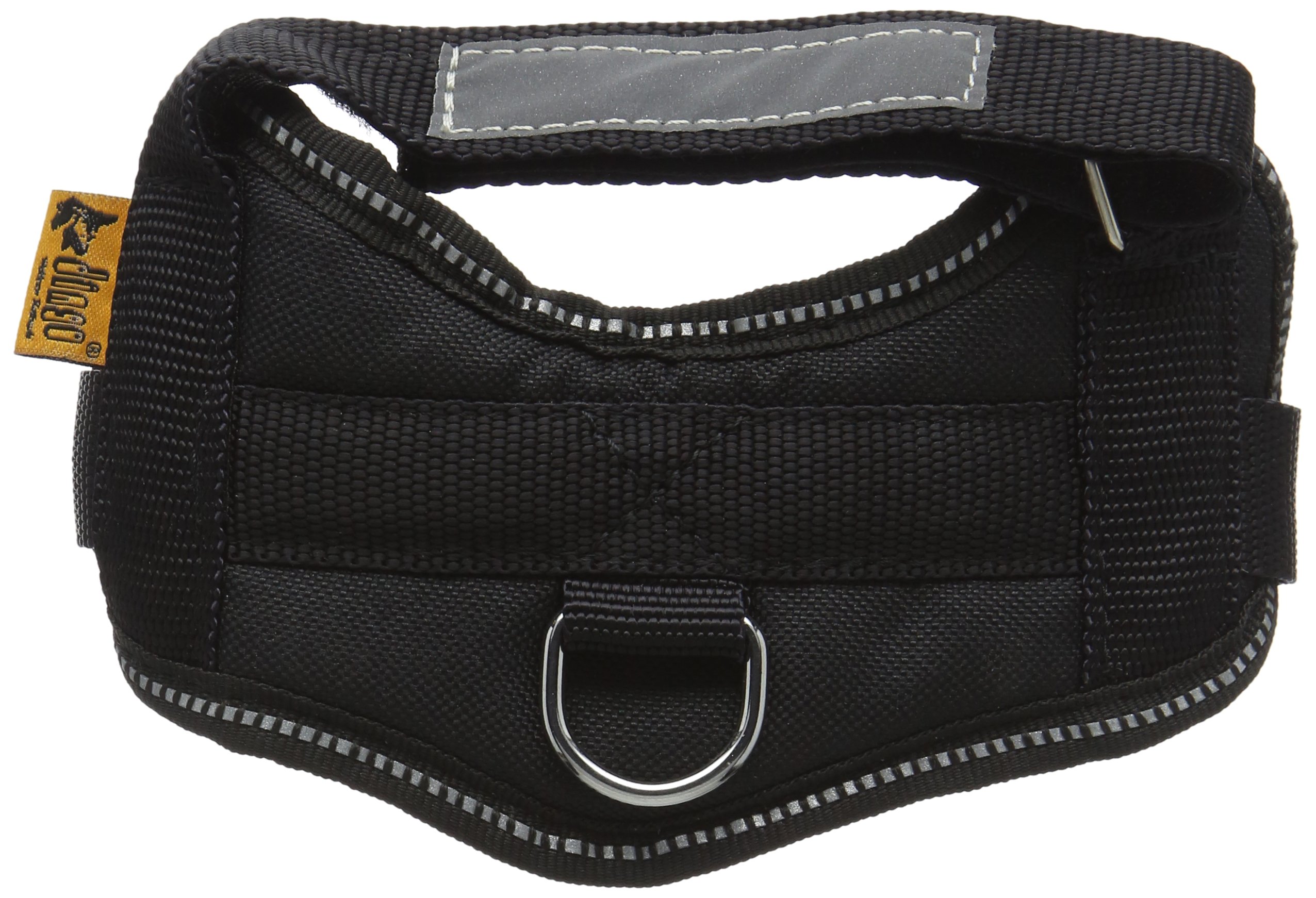 Dingo Dog Harness Handmade Reflective STRONG Modern Sport Type Black 13480