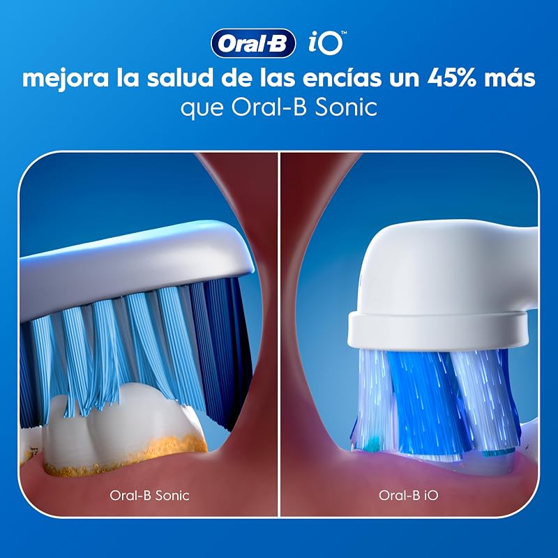 iO 2 Cepillo de Dientes Eléctrico con 1 Cabezal, Azul Mar
