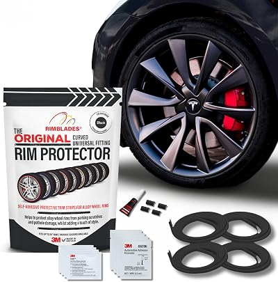 Rimblades Original Black Alloy Wheel Protectors 12"-24" 4 Wheels