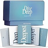 Daily Dopamine Dive Deep Conversation Cards - Get to Know Each-Other Ice-Breaker - Deep & Meaningful Conversations - Card Game for Teens, Adults, Couples | Fun Family Party Game for Events & Parties